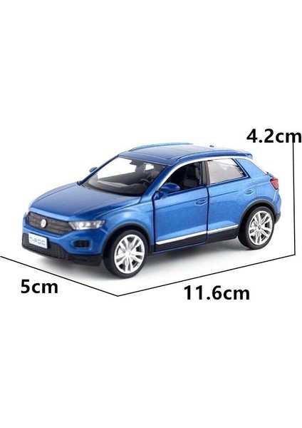 1/36 Alaşım T-Roc Suv Model Oyuncak Araba 11.6 cm Die Cast Geri Çekin Metal Koleksiyonu Çocuk Oyuncakları (Yurt Dışından) fırsatları