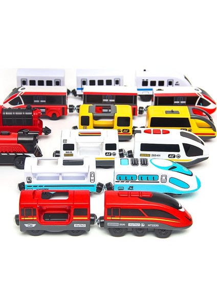Çocuklar Rc Elektrikli Tren Seti Lokomotif Manyetik Tren Döküm Yuvası Oyuncak Biro Ahşap Demiryolu Rayı Oyuncaklar Çocuklar Için Ler Için Fit (Yurt Dışından) fırsatları