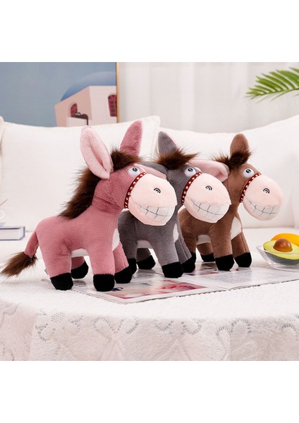 Çocuklara Doldurulmuş Hayvan Oyuncak Karikatür Hayvan Ev Dekorasyonu Yumuşak Oyuncak Eşek Peluş Oyuncak Donkeyplush Bebek Eşek Peluş Kolye Sincap Doldurulmuş Oyuncak (Yurt Dışından)