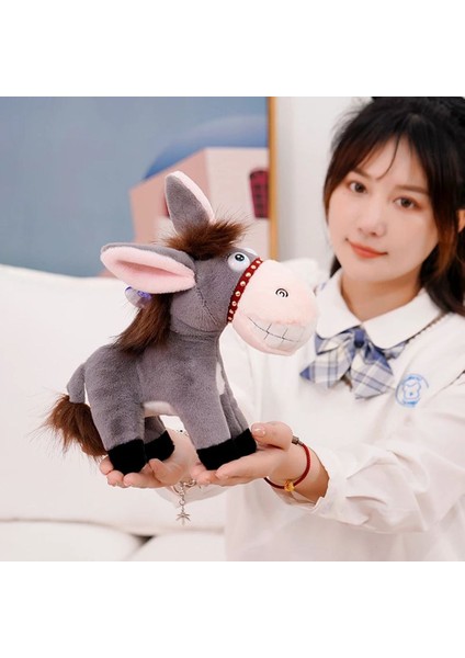 Çocuklara Doldurulmuş Hayvan Oyuncak Karikatür Hayvan Ev Dekorasyonu Yumuşak Oyuncak Eşek Peluş Oyuncak Donkeyplush Bebek Eşek Peluş Kolye Sincap Doldurulmuş Oyuncak (Yurt Dışından)
