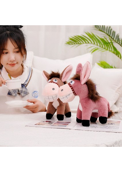 Çocuklara Doldurulmuş Hayvan Oyuncak Karikatür Hayvan Ev Dekorasyonu Yumuşak Oyuncak Eşek Peluş Oyuncak Donkeyplush Bebek Eşek Peluş Kolye Sincap Doldurulmuş Oyuncak (Yurt Dışından)