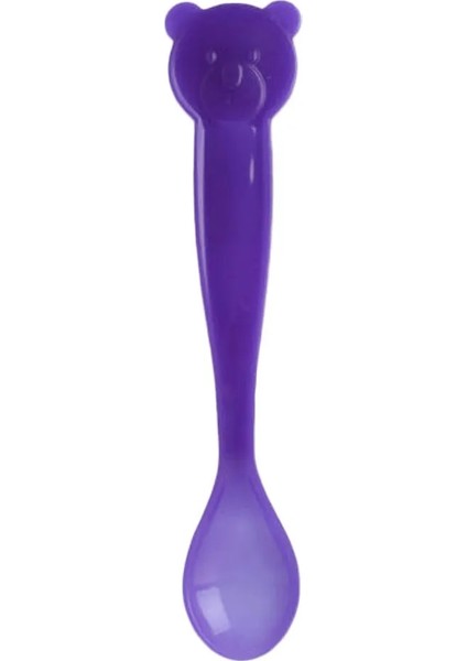 [eğlenceli Canlı] 3 Renk Sıcaklık Algılama Kaşık Çocuklar Erkekler Kızlar Için Silikon Kaşık Besleme Bebek Kaşık Bebek Bakım Seti Besleme Kaşığı (Yurt Dışından) fiyatları