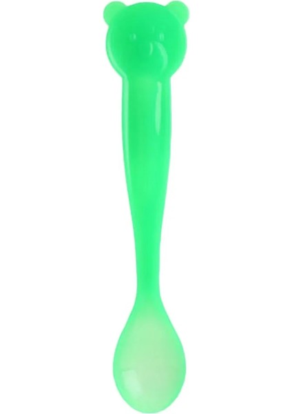 [eğlenceli Canlı] 3 Renk Sıcaklık Algılama Kaşık Çocuklar Erkekler Kızlar Için Silikon Kaşık Besleme Bebek Kaşık Bebek Bakım Seti Besleme Kaşığı (Yurt Dışından) fırsatları