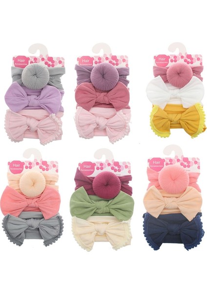 3 Adet/takım Naylon Bebek Kafa Bandı Düz Renk Elastik Yaylar Yenidoğan Kız Bantlar Bebek Saç Aksesuarları Çocuk Kafa Bandı Dropshipping (Yurt Dışından) modelleri