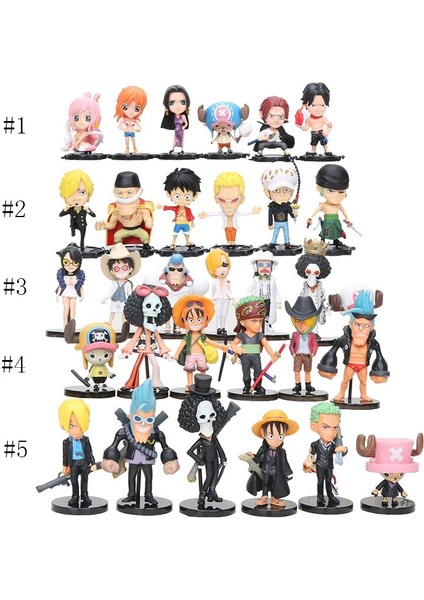 6 Adet/takım Tek Parça Anime Luffy Şekil Zoro Sanji Hukuk Edward Newgate Donquixote Doflamingo Tek Parça Şekil Seti Oyuncak Bebekler (Yurt Dışından)
