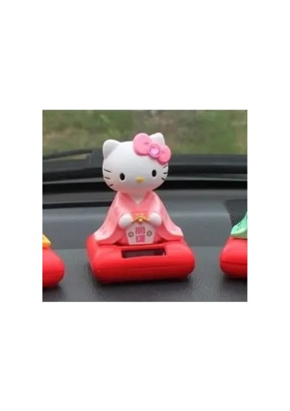Takara Tomy Güneş Sallayarak Kafa Araba Karikatür Hello Kitty Süsler Bebek Kız Araba Iç Dekorasyon Malzemeleri Kişilik (Yurt Dışından) fiyatları