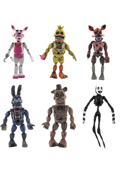 1 Adet Beş Gece Ayı Aksiyon Figürleri Ayılar Foxy Kukla Pvc Model Eklemler Hareket Edebilir Terörist Macera Çocuk Oyuncak (Yurt Dışından)