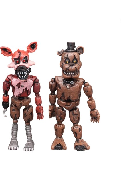 1 Adet Beş Gece Ayı Aksiyon Figürleri Ayılar Foxy Kukla Pvc Model Eklemler Hareket Edebilir Terörist Macera Çocuk Oyuncak (Yurt Dışından)