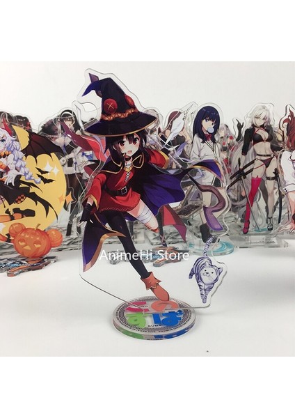 Anime Kono Subarashi Sekai Ni Shukufuku Wo! Aksiyon Figürü Cosplay Oyuncaklar Konosuba Aqua Megumin Akrilik Figürler Model Bebekler 15 cm (Yurt Dışından)