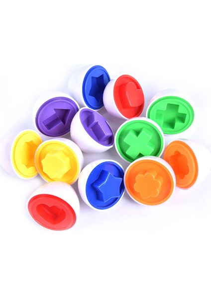 6pcs Öğrenme Eğitimi Akıllı Yumurtalar Karışık Şekilli Oyuncaklar 3D Puzzle Oyunu Çocuklar Için Podazz (Yurt Dışından) indirimleri
