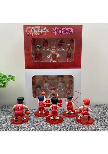 5 Adet/takım Slam Dunk Anime Figürü Sakuragi'nin Çete Figürü Sakuragi Hanamichi Kaede Rukawa Pvc Action Figure Koleksiyon Model Oyuncaklar (Yurt Dışından) indirimleri