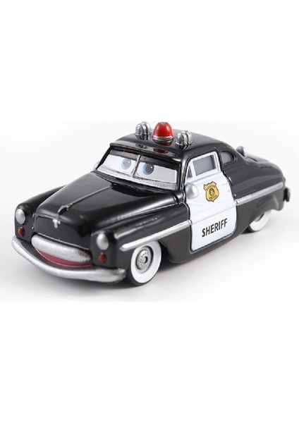 Orijinal Disney Arabaları Yıldırım Mcqueen Siyah Fırtına Roadhog Şerif Serisi 1:55 Die-Cast Metal Alaşım Model Araç Çocuk Oyuncakları (Yurt Dışından) modelleri