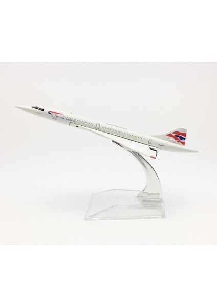1/400 Ölçekli British Airways Concorde Metal Alaşımlı Uçak Modeli 16 cm Ingıltere Hava Uçağı Modeli Çocuk Doğum Günü Si Oyuncaklar Koleksiyonları (Yurt Dışından)