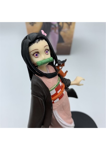 15CM Iblis Avcısı Kamado Nezuko Sevimli Ayakta Klasik Renkli Pvc Aksiyon Figürü Kimetsu Hiçbir Yaiba Tanjirou Nezuko (Yurt Dışından) fiyatları