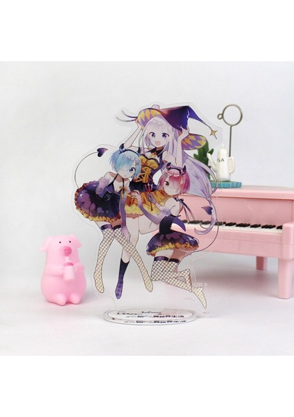 Anime Re: Hayat Sıfırdan Farklı Bir Dünyada Akrilik Standı Modeli Plaka Tutucu Masaüstü Aksiyon Figürleri Cosplay Oyuncaklar 16 cm (Yurt Dışından) fiyatları