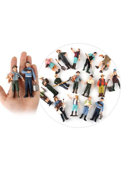 Yeni 1:25 Ölçekli Çiftlik Insan Figürü Işçi Çiftçi Aksiyon Figürü Pvc Insanlar Modeli Heykelcik Dekor Aksesuarları Oyuncaklar Çocuklar Için (Yurt Dışından)