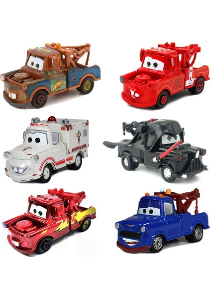 Disney Pixar Arabalar Yıldırım Mcqueen Hız Siyah Şövalye Mater 1:55 Metal Alaşımlı Döküm Arabalar Çocuklar Festivali (Yurt Dışından) modelleri
