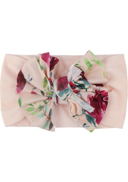 Yaylar Bebek Kafa Bandı Çiçek Baskılı Yenidoğan Bantlar Hairband Kızlar Için Naylon Elastik Çocuklar Bebek Türban Bebek Saç Aksesuarları (Yurt Dışından)