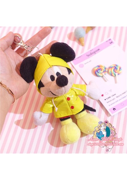 Disney Peluş Oyuncaklar Sevimli Minnie Mickey Mouse Okul Çantası Kolye Yağmurluk Dikiş Winnie The Pooh Yaratıcı Çocuk Doğum Günü Si (Yurt Dışından)