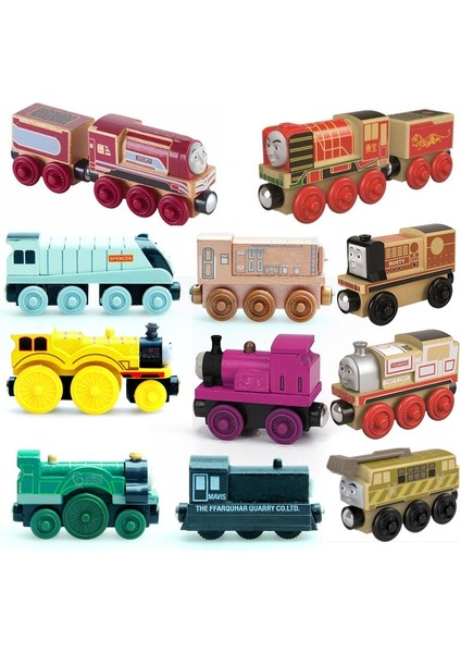 Thomas ve Arkadaşları Ahşap Oyuncak Trenler Modeli Ahşap Thomas Spencer Handel Tren Kayın Arabalar Raylı Oyuncaklar Çocuklar Için Eğitici Oyuncaklar (Yurt Dışından)