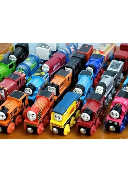 Thomas ve Arkadaşları Ahşap Oyuncak Trenler Modeli Ahşap Thomas Spencer Handel Tren Kayın Arabalar Raylı Oyuncaklar Çocuklar Için Eğitici Oyuncaklar (Yurt Dışından)