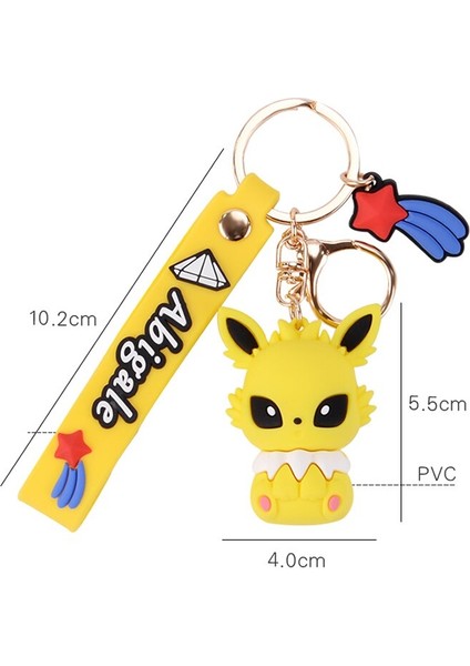 Karikatür Pokemon Bebek Anahtarlık Pvc Pikachu Eevee Aksiyon Figürü Yüzük Tomy Kawaii Anima Mini Şekilli Kalıp Çocuk Çocuk Oyuncakları (Yurt Dışından) fırsatları