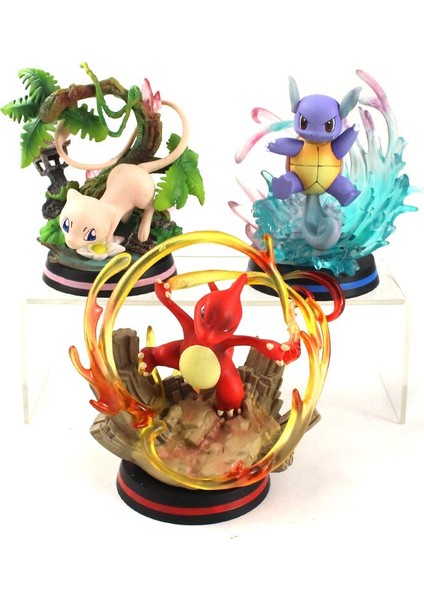 11-14 cm Pokemon Şekil Charmeleon Wartortle Mewtwo Charmander Bulbasaur Squirtle Pvc Action Figure Koleksiyon Model Oyuncak Bebek (Yurt Dışından) fırsatları