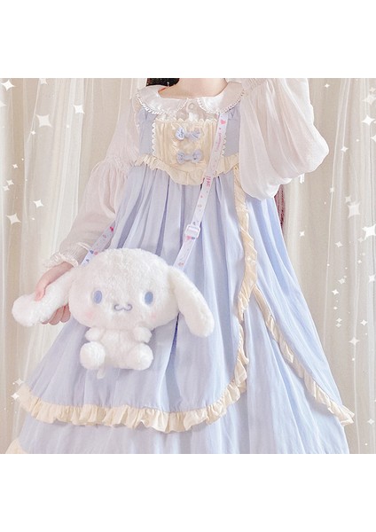 Internet Ünlü Peluş Oyuncak Çanta Cinnamoroll Babycinnamoroll Melodi Taşınabilir Askılı Çanta Okul Çocuk Ödül Pençe Bebek (Yurt Dışından)