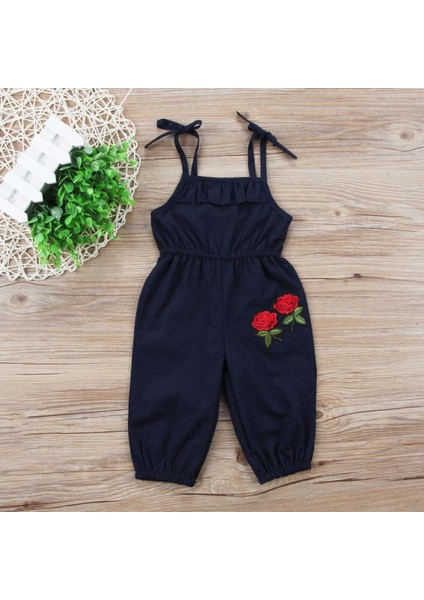 Yenidoğan Kız Tulum Çiçek Yaz Moda Bebek Kız Tulum Sevimli Pamuk Kıyafetler Bebek (Yurt Dışından) fiyatları