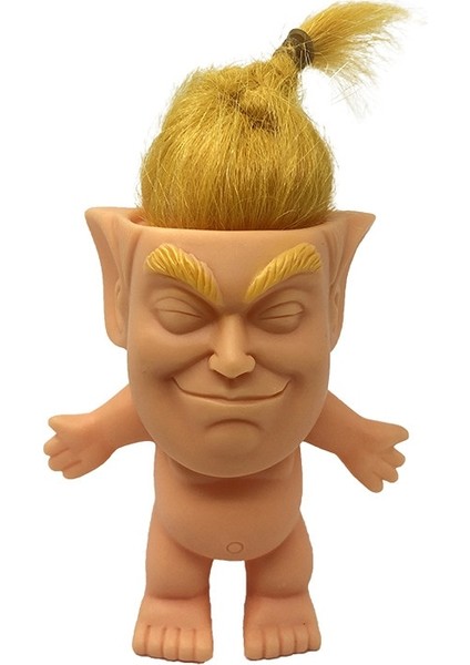 10 cm Abd Donald Trump Aksiyon Figürü Troll Bebek Figürleri Saç Baş Şanslı Troller Komik Oyuncaklar Dekompresyon Oyuncaklar (Yurt Dışından) fırsatları