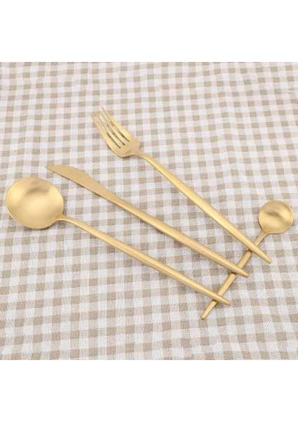 Yeni Varış 304 Paslanmaz Çelik Çatal Itanium Kaplama Mümkün Batı Çatal Bıçak Takımı (Yurt Dışından) modelleri