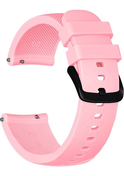 20MM Huami Amazfit Gts / Samsung Galaxy Izle Aktif 2 / Dişli Spor Silikon Watch Band Pembe (Yurt Dışından) fiyatları