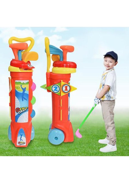 Takım Açık Çocuk Golf Kulübü Oyuncakları Plastik Mini Golf Spor Eğitici Oyuncak (Yurt Dışından)