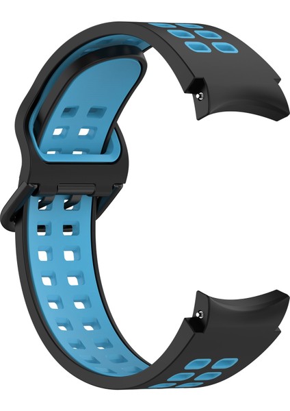 Samsung Galaxy Watch 6 Classic Için Silikon Kayış 47MM Siyah + Mavi (Yurt Dışından) fiyatları