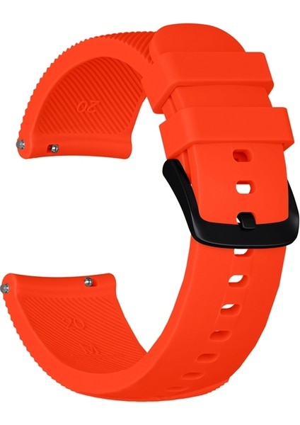 20MM Huami Amazfit Gts / Samsung Galaxy Izle Aktif 2 / Dişli Spor Silikon Watch Band Turuncu (Yurt Dışından) fiyatları