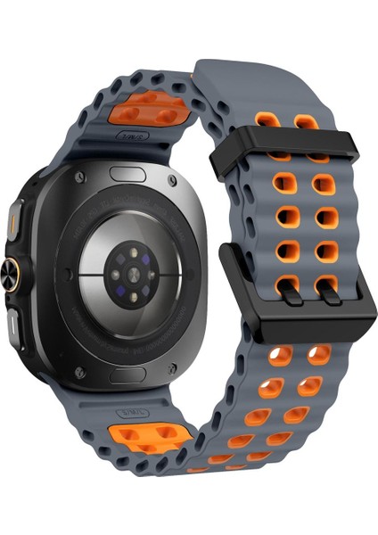 Samsung Galaxy Watch Ultra 47MM Uzay Gri Turuncu Için Silikon Watch Band (Yurt Dışından) fiyatları