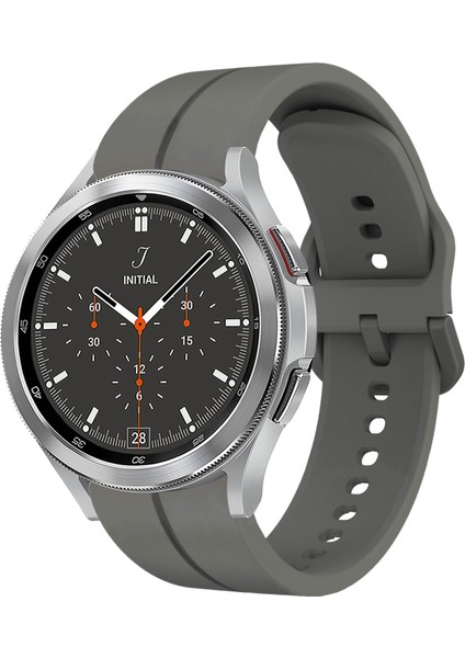 Samsung Galaxy Watch 4 Classic 46MM Koyu Gri Için Silikon Watch Band (Yurt Dışından)