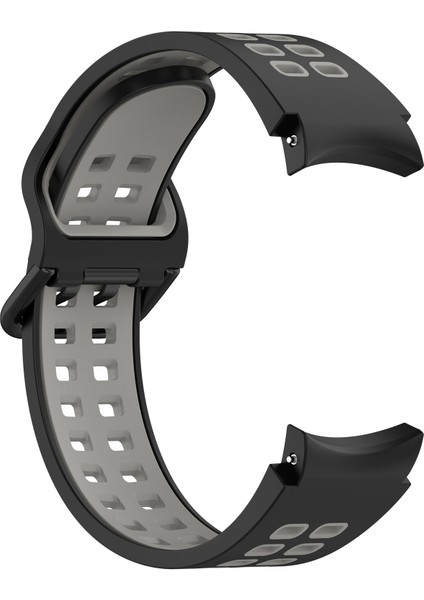 Samsung Galaxy Watch 6 Classic Için Silikon Kayış 47MM Siyah + Gri (Yurt Dışından) fiyatları