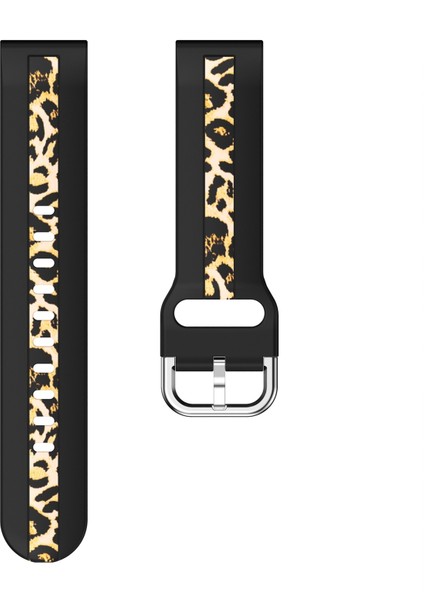 Samsung Galaxy Watch 5 40MM / 44MM Siyah Leopar Desenli Silikon Watch Band (Yurt Dışından) fiyatları