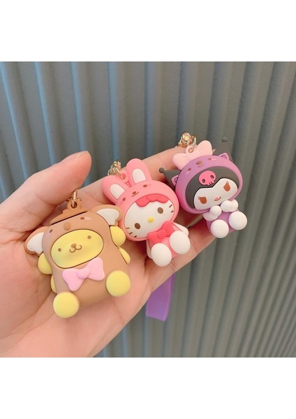 Sanrio Hello Kitty Anahtarlık Kuromi Cinnamoroll Kawaii Moda Kız Çocuk Çantası Kolye Sırt Çantası Bebek Anahtarlık Çocuk Oyuncakları Doğum Günü Si (Yurt Dışından) fiyatları