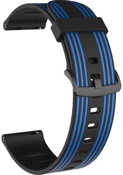 20MM D Silikon Kayış Siyah Mavi (Yurt Dışından) modelleri