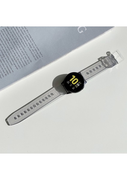 Samsung Galaxy Watch 3 41MM Tpu Kordonlu Saat Siyah Için (Yurt Dışından)