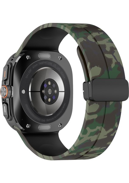 Samsung Galaxy Watch Ultra 47MM Silikon Saat Kayışı Kamuflaj Ordu Yeşili Için (Yurt Dışından) fiyatları
