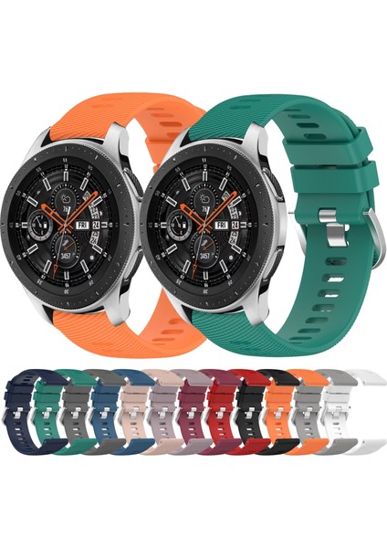 Samsung Galaxy Watch 46MM Siyah Için Yumuşak Silikon Watch Band (Yurt Dışından) fırsatları