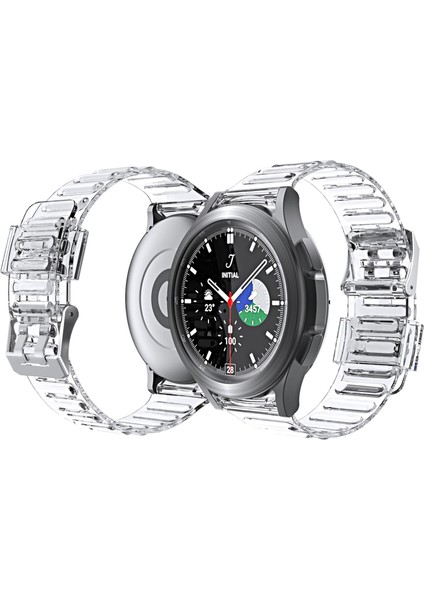 Samsung Galaxy Watch5 Pro 45MM/5 44MM/5 40MM Şeffaf Için Watch Band (Yurt Dışından)