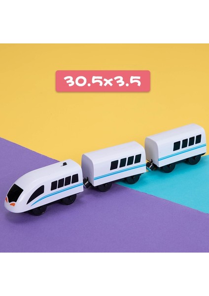 Rc Elektrikli Küçük Tren Oyuncak Seti Uzaktan Kumanda ile Bağlantılı Ahşap Demiryolu Rayı Tren Döküm Oyuncak Ilginç Oyuncaklar Çocuk Için (Yurt Dışından)