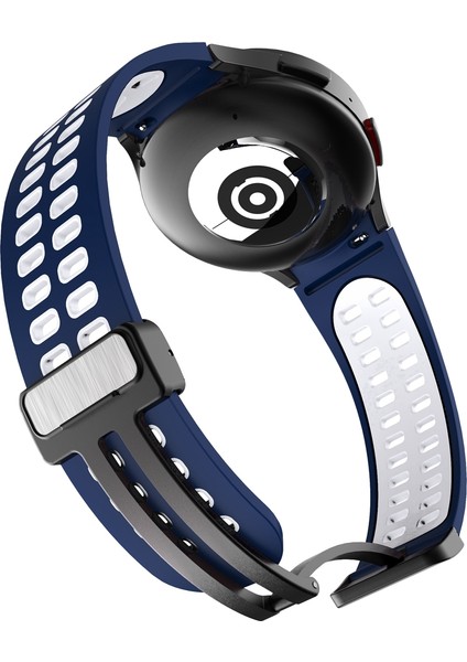 Samsung Galaxy Watch5 Pro Mavi Beyaz Için Silikon Saat Bandı (Yurt Dışından) modelleri