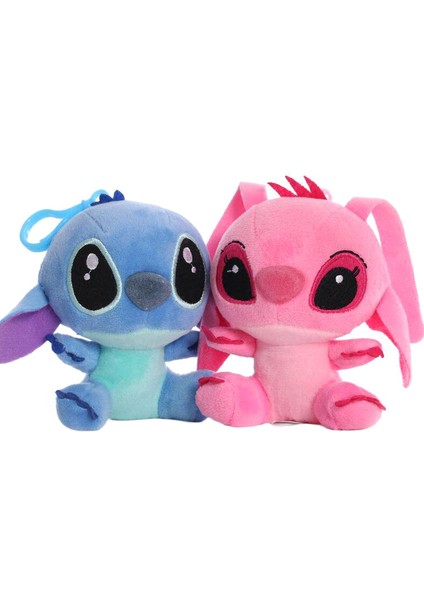 Disney Kawaii Mavi Pembe Dikiş Peluş Bebek Karikatür Anime Oyuncaklar Lilo ve Stitch Sevimli Yumuşak Doldurulmuş Oyuncaklar Çocuklar Için Noel Leri (Yurt Dışından) fiyatları