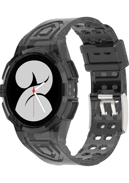 Samsung Galaxy Watch 40MM Şeffaf Siyah Için Silikon Watch Band (Yurt Dışından)