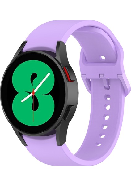 Samsung Galaxy Watch 5 Pro 45MM Mor Için Silikon Watch Band (Yurt Dışından)